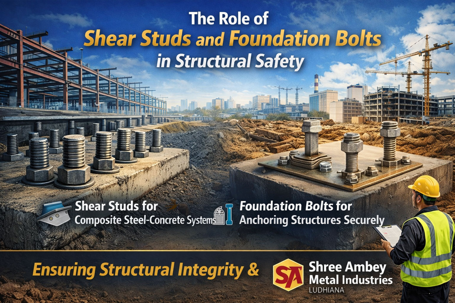  The role of shear studs and foundation bolts in structural safety